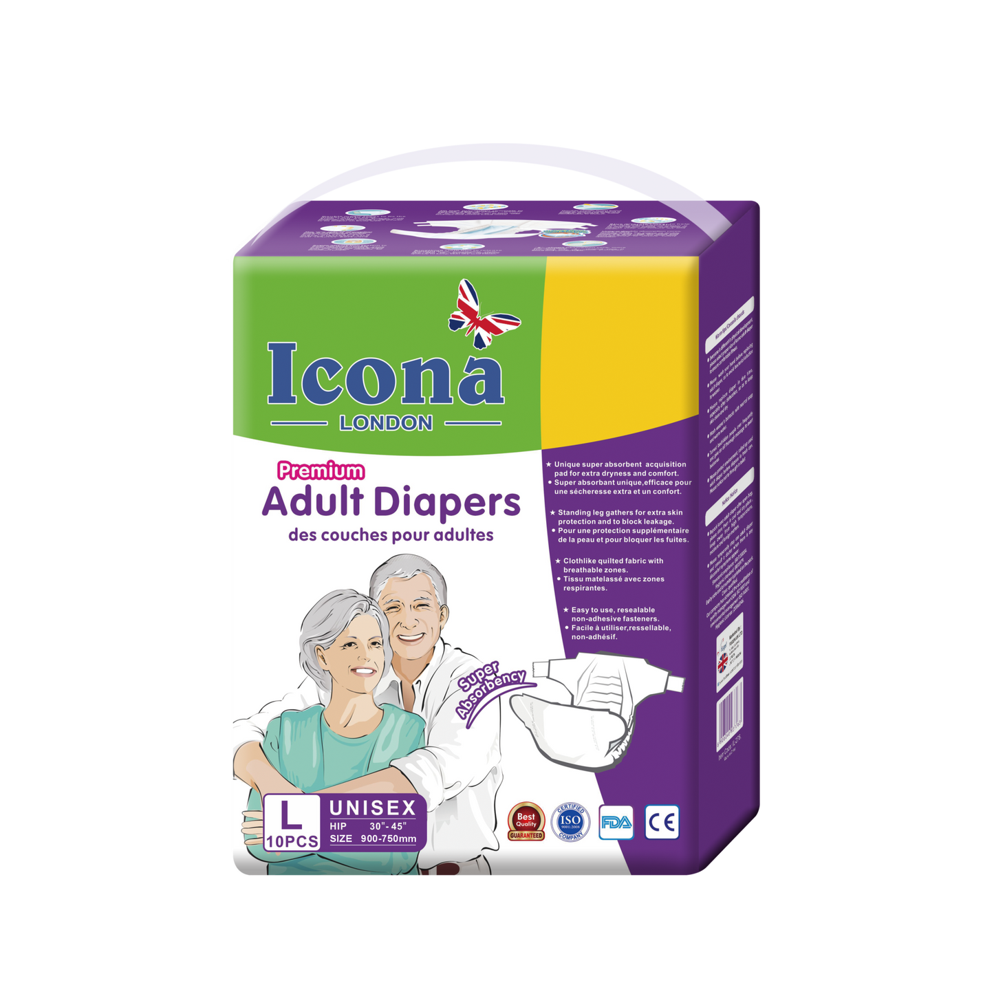 Premium Adult Diapers Large Size