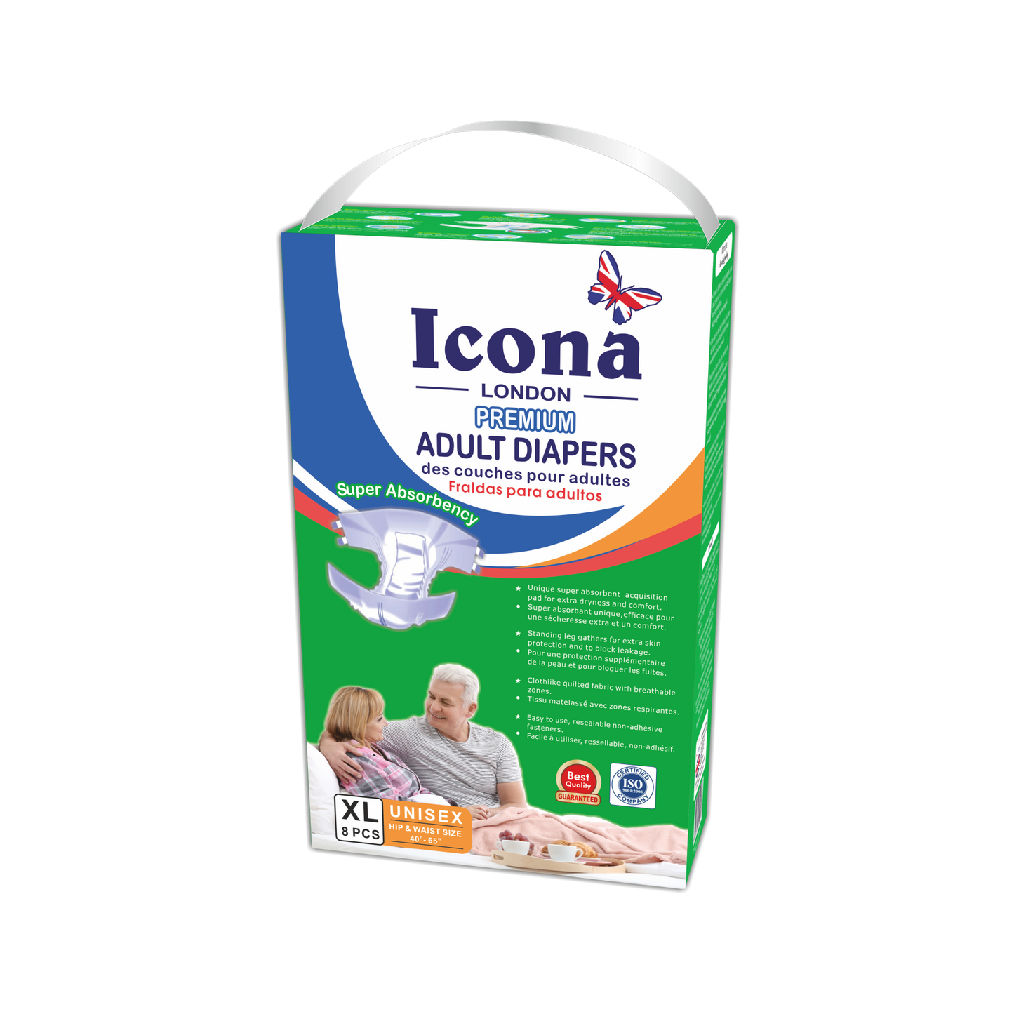 Premium Adult Diapers Extra Large Size