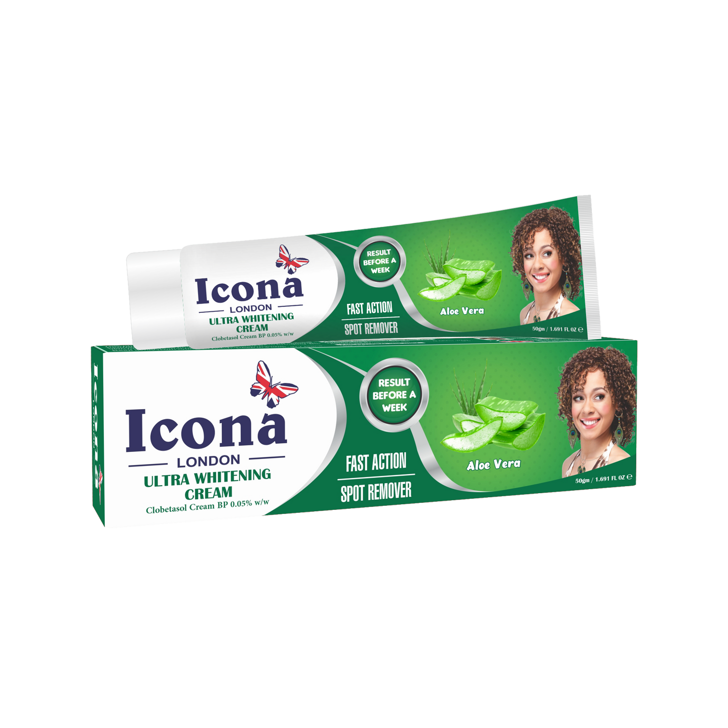 Premium Ultra Whitening Cream (Aloe Vera)