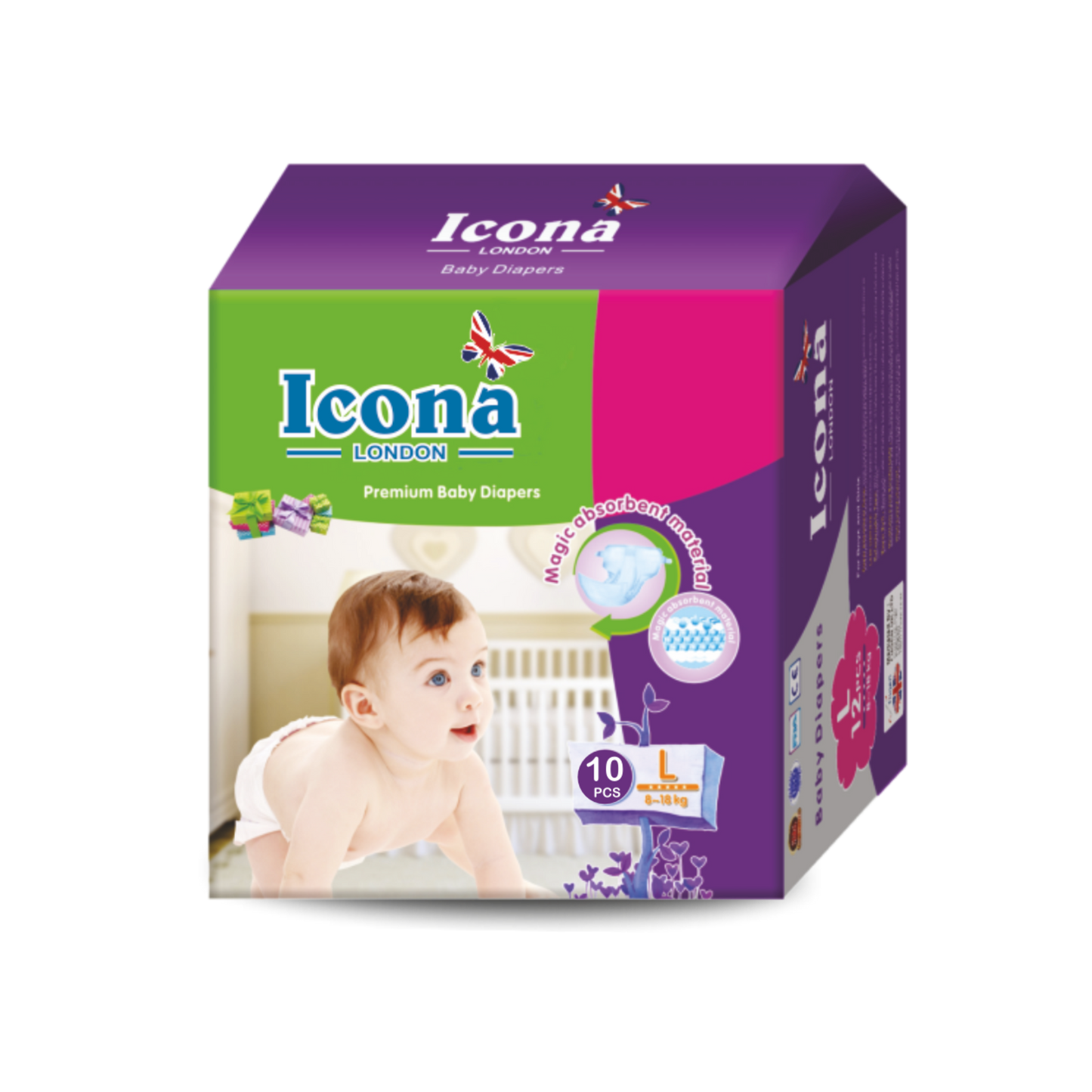 Premium Baby Diapers (L-10)