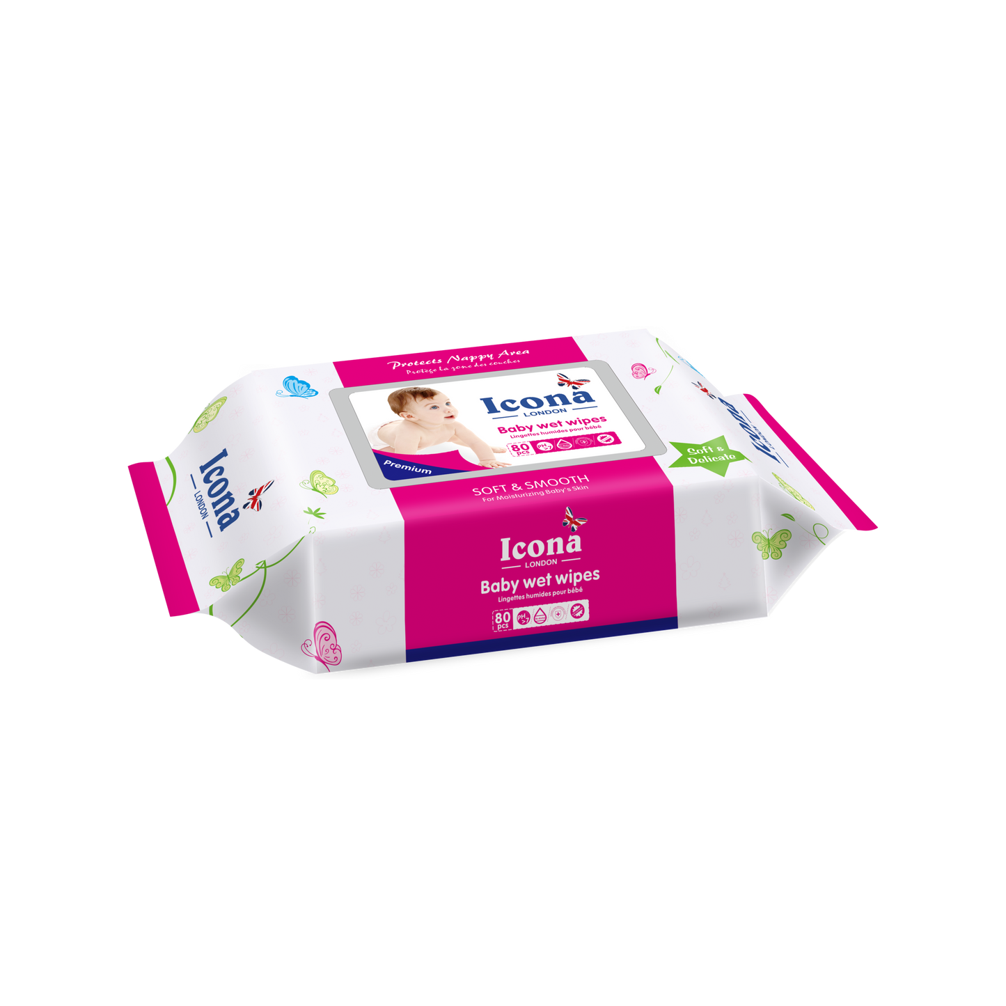 Premium Baby Wet Wipes (Pink)