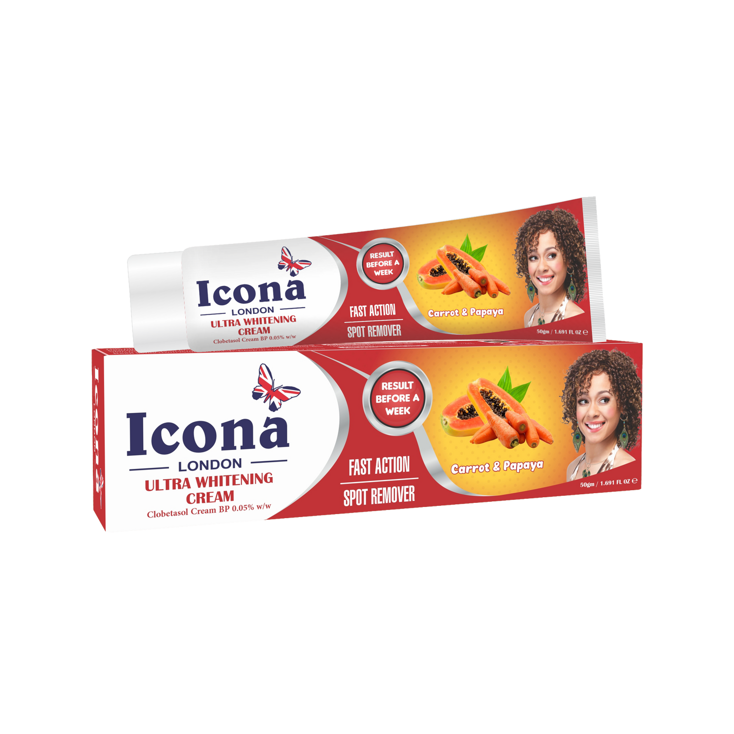 Premium Ultra Whitening Cream (Carrot Papaya)