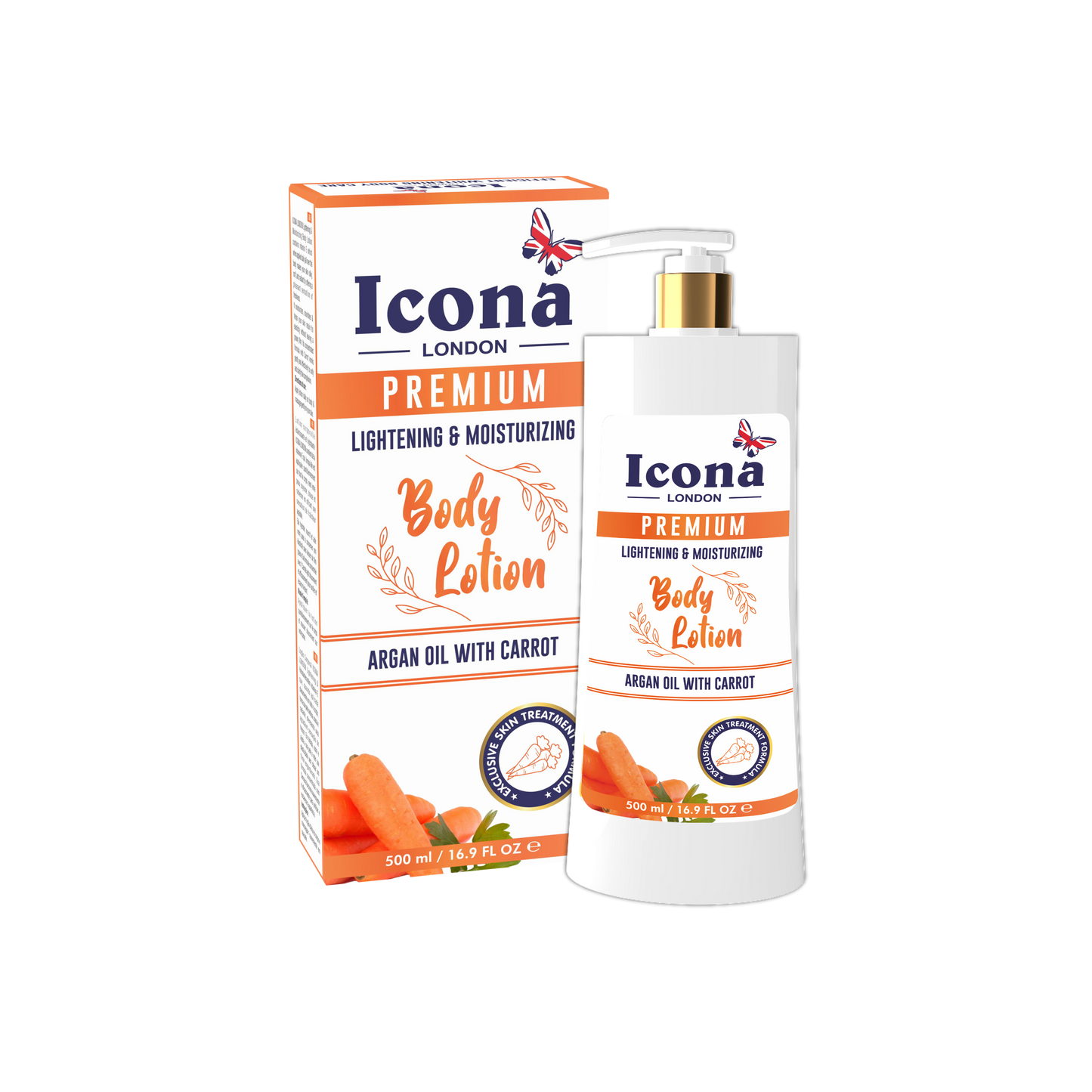 Premium Body Lotion (Carrot)