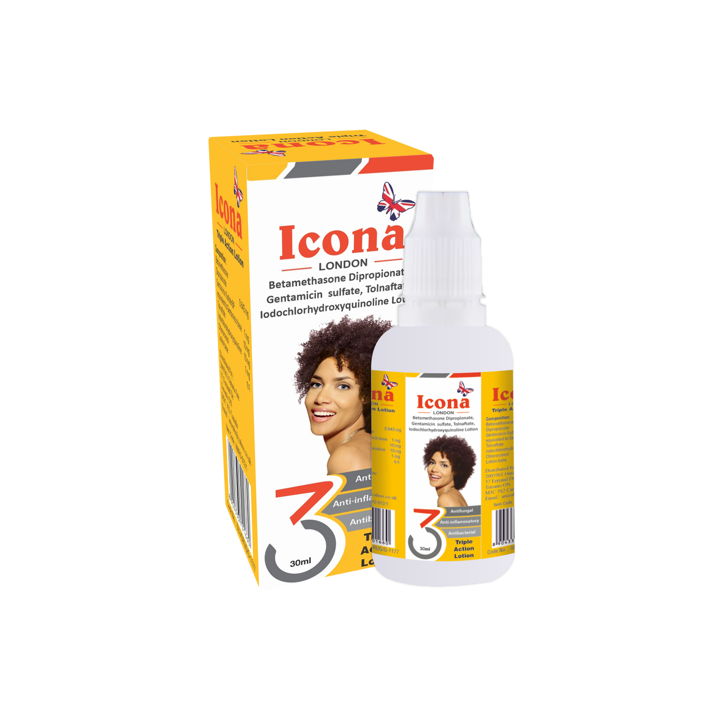Icona London Triple Action Lotion