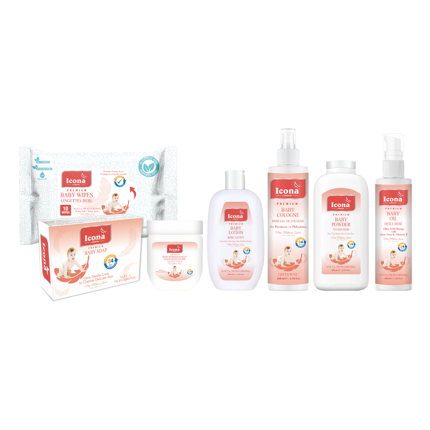 Premium Baby Care Kit (Red)