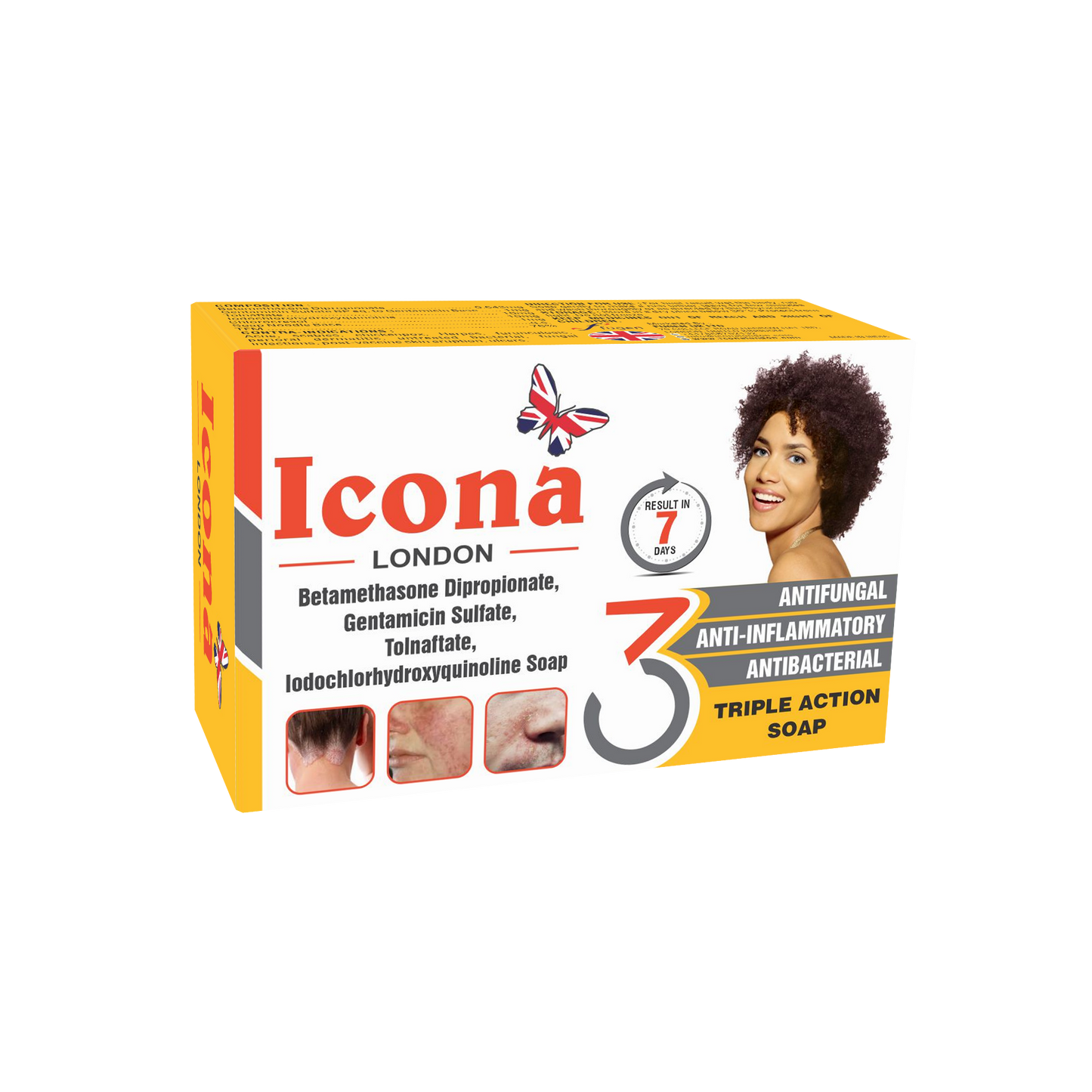 Icona London Triple Action Soap