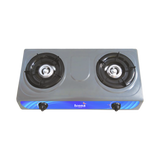 Auto Gas Stove Two Burner (Silver)