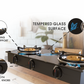 Auto Glass Gas Stove Three Burner