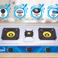 Auto Gas Stove Three Burner