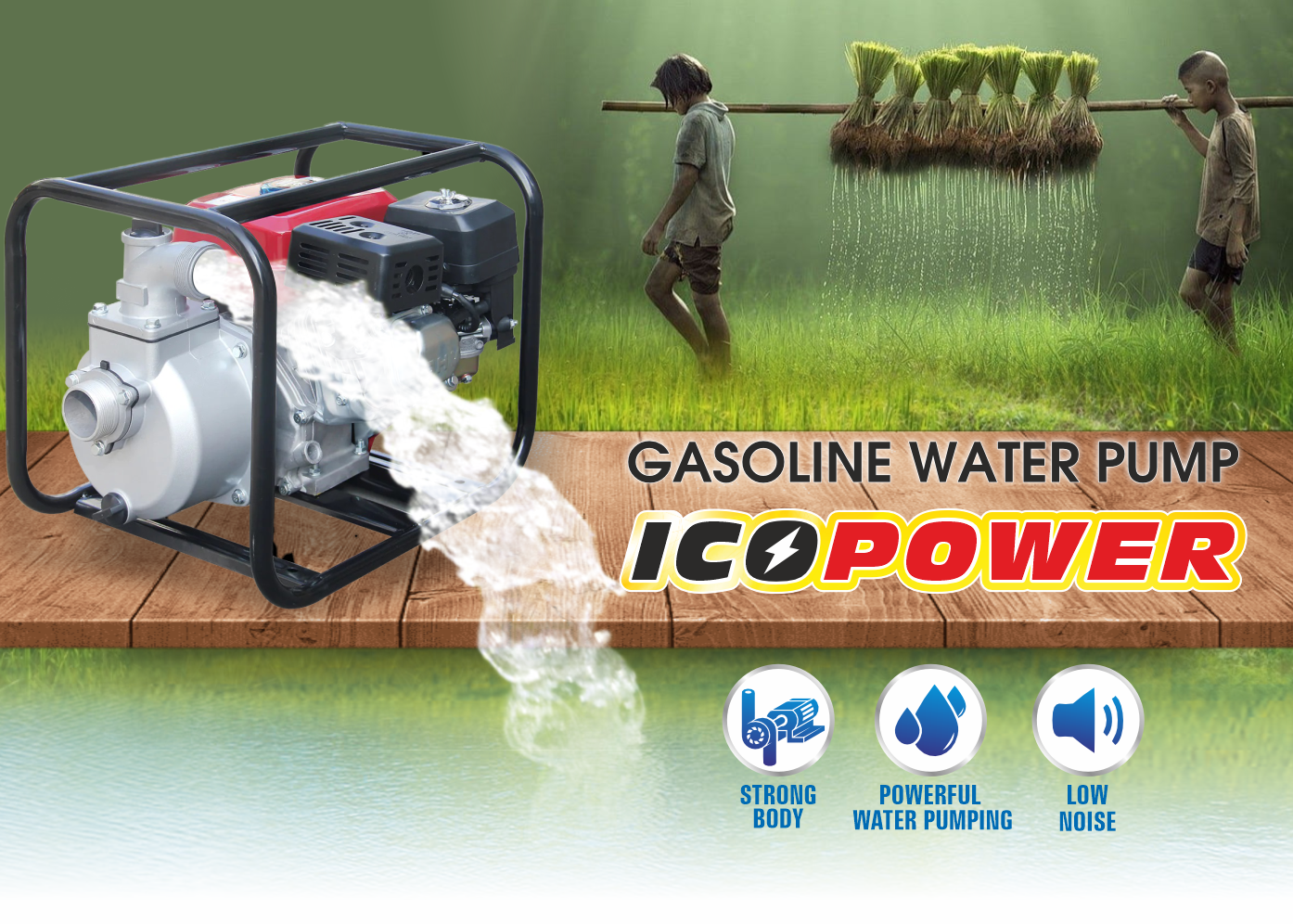 Gasoline Water Pump
