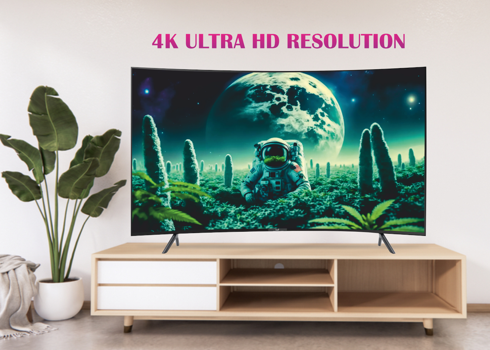Icona London (75 inch) 4k LED TV with A+ Grade Panel
