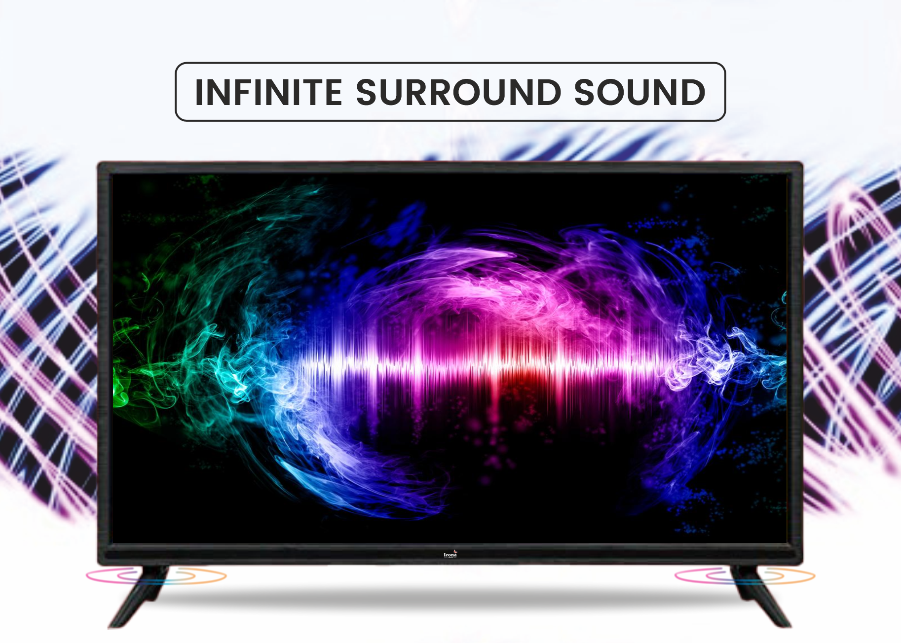 Icona London 80 cm (32 inch) HD Ready LED TV with A+ Grade Panel