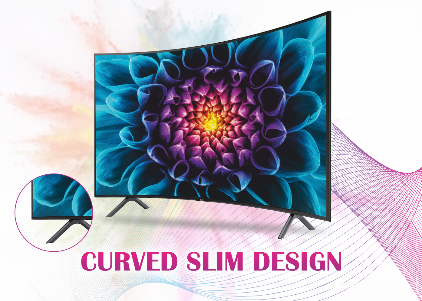 Icona London (75 inch) 4k LED TV with A+ Grade Panel