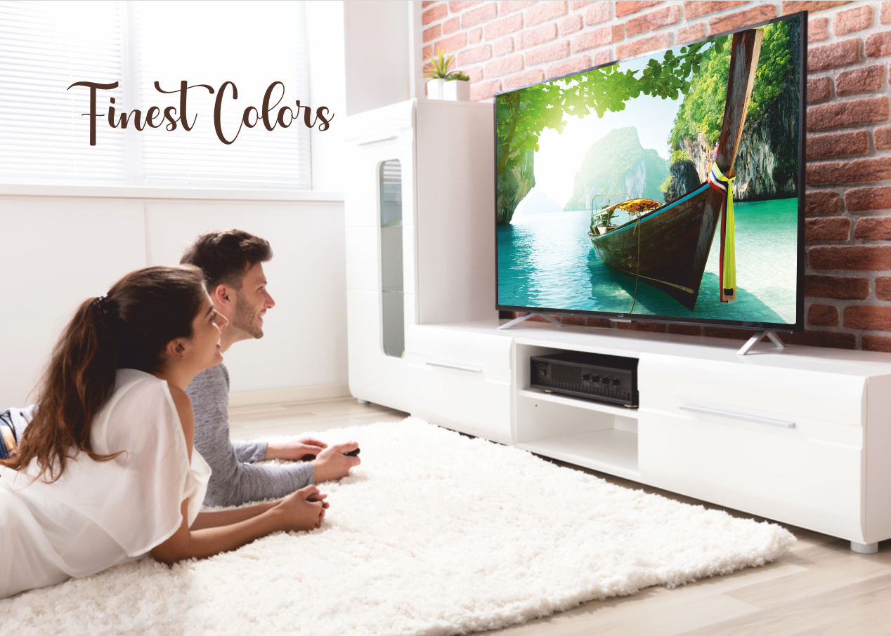Icona London (55 inch) LED TV with A+ Grade Panel