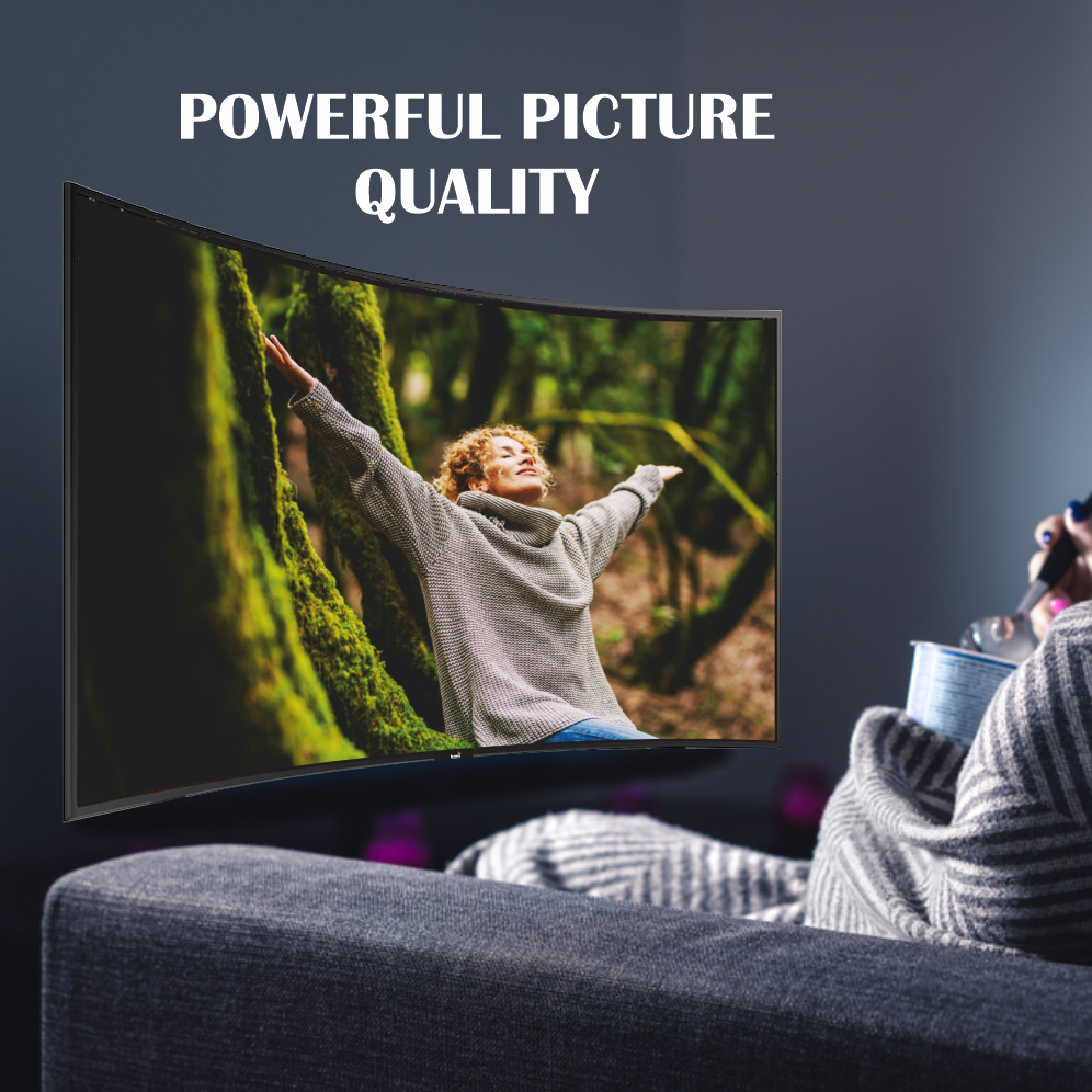 Icona London (75 inch) 4k LED TV with A+ Grade Panel
