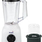 Icona 300W Smoothie Blender – 1.5L Jar, Full Copper Motor with Fuse, Ideal for Smoothies, Milkshakes, and Baby Food – Black and White