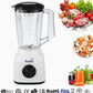 Icona 300W Smoothie Blender – 1.5L Jar, Full Copper Motor with Fuse, Ideal for Smoothies, Milkshakes, and Baby Food – Black and White