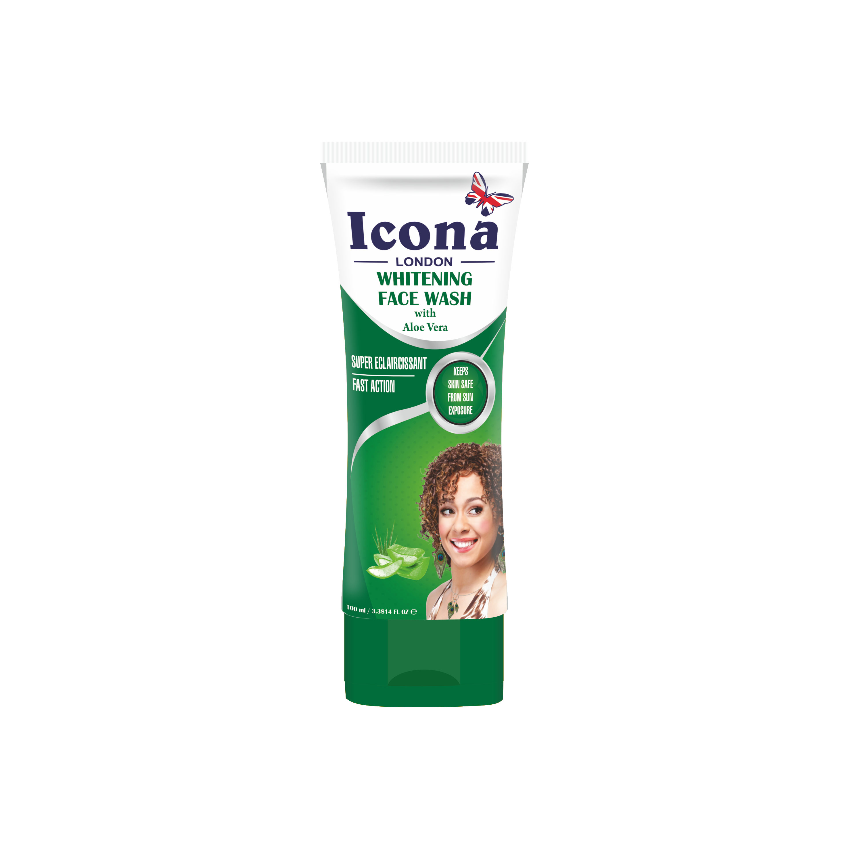 Premium Whitening Face Wash (Aloe Vera)