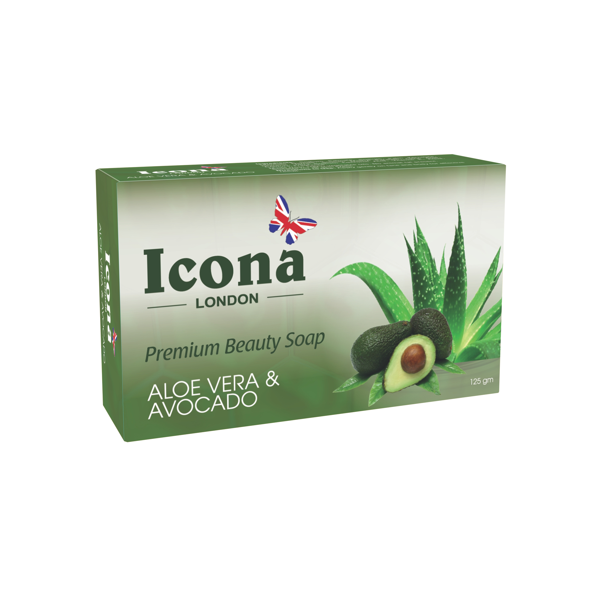 Icona London Beauty Soap (Aloe vera & Avocado)