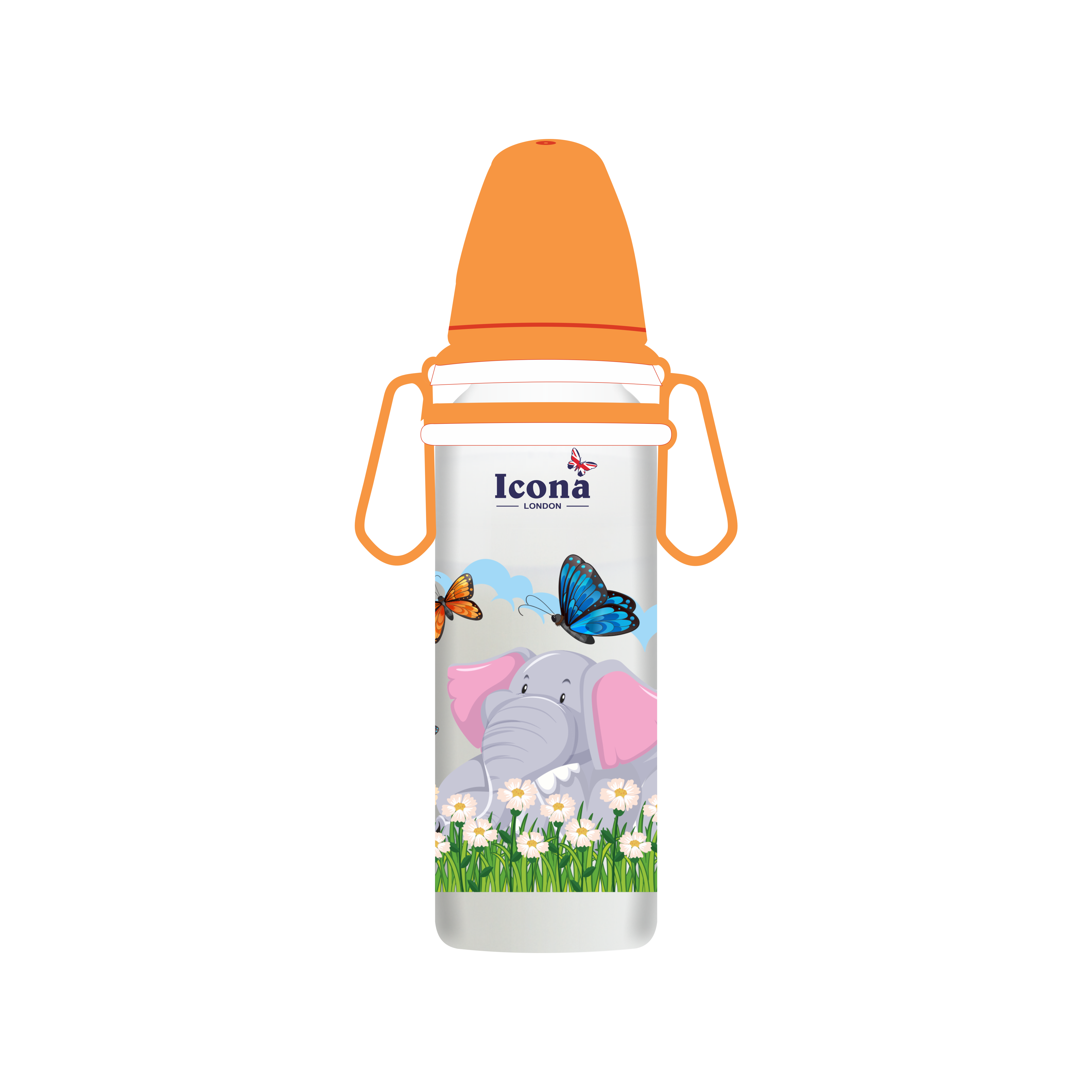 Baby Feeding Bottle (Orange)