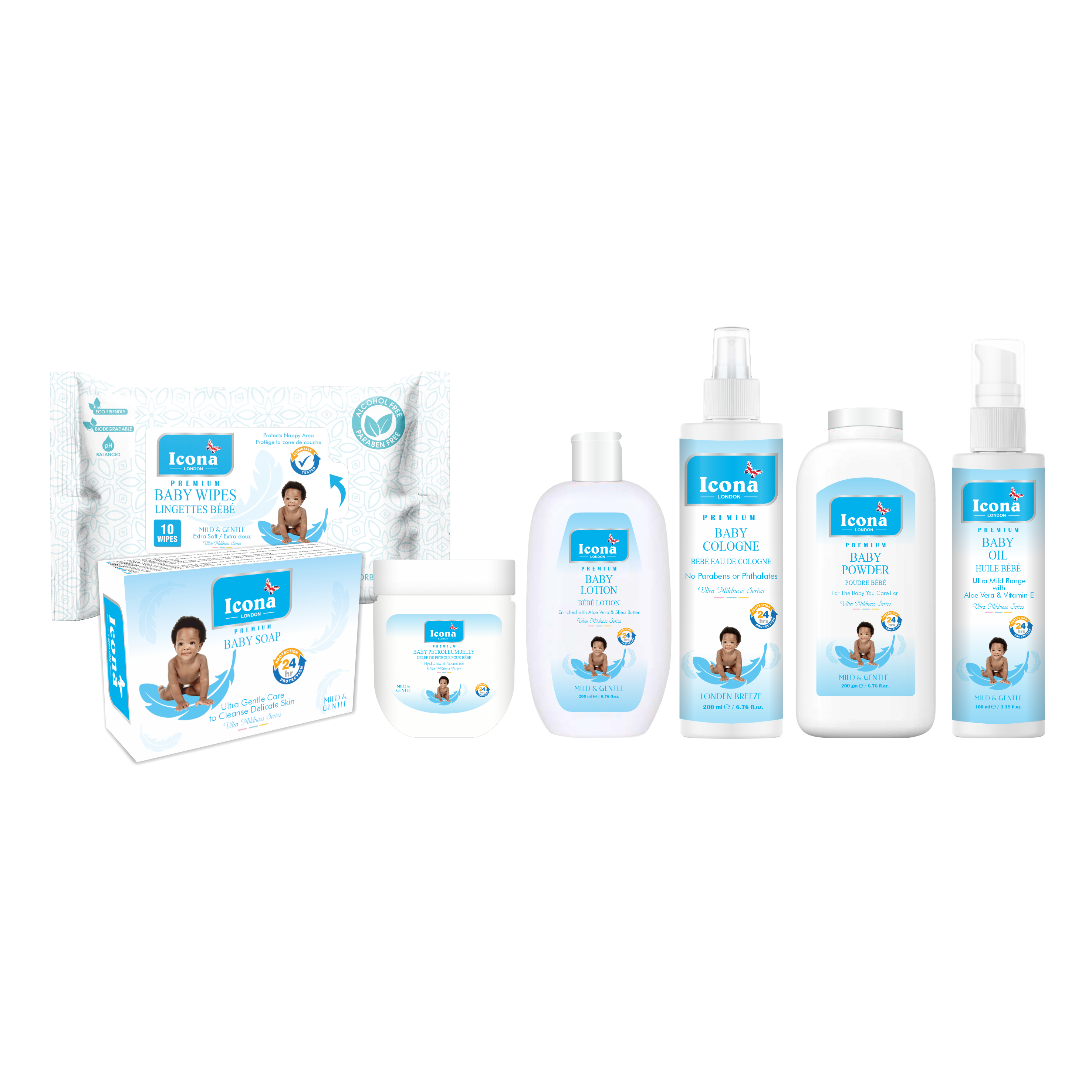 Premium Baby Care Kit (Blue) – Icona London