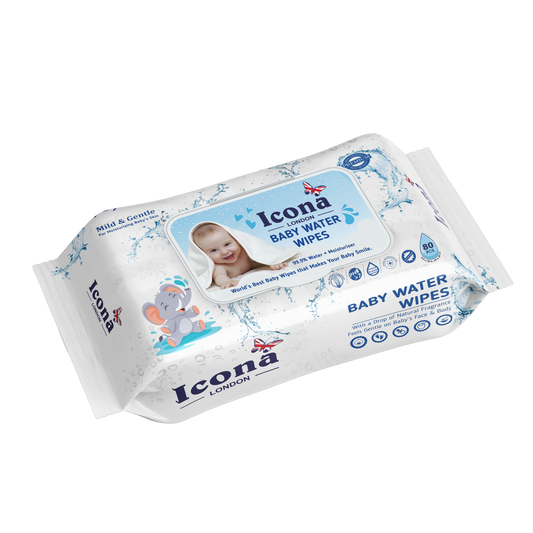 Premium Baby Water Wipes (Blue)