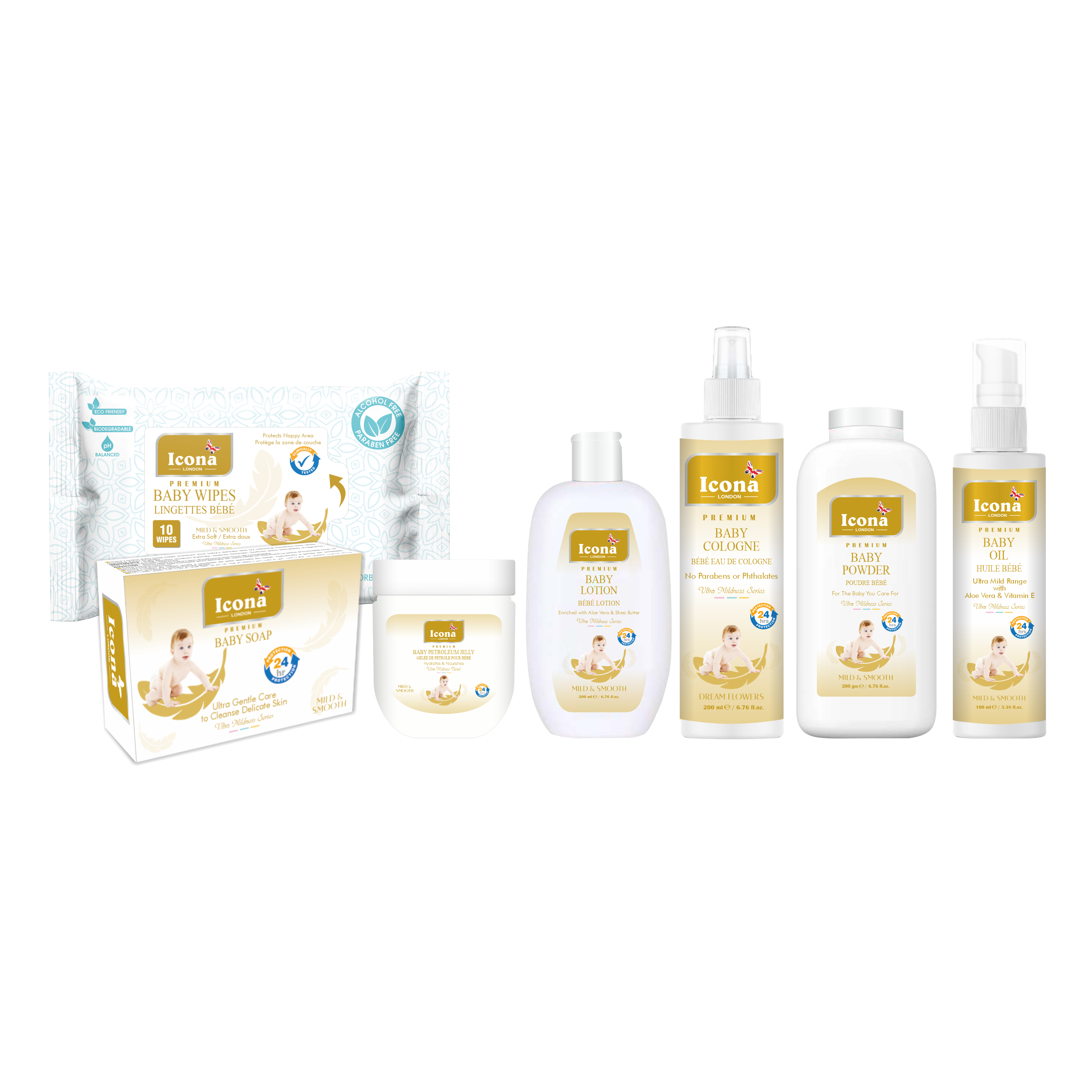 Premium Baby Care Kit (Yellow)