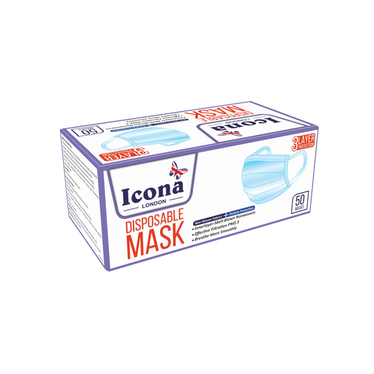 Icona London Disposable Mask (Purple)