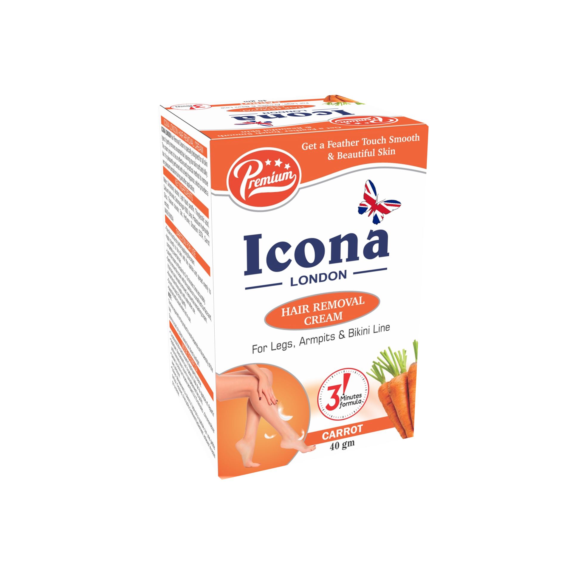 Premium Hair Removal Cream (Carrot)
