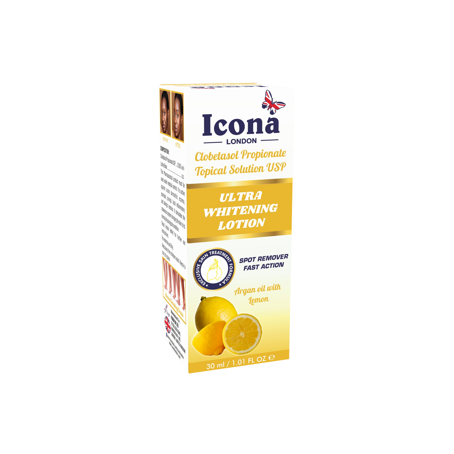Premium Ultra Whitening Lotion (Lemon)