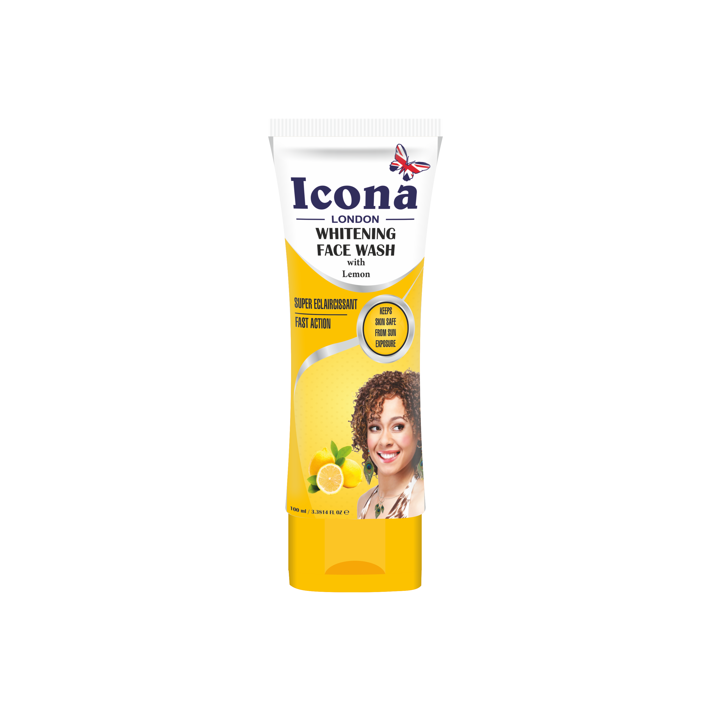 Premium Whitening Face Wash (Lemon)