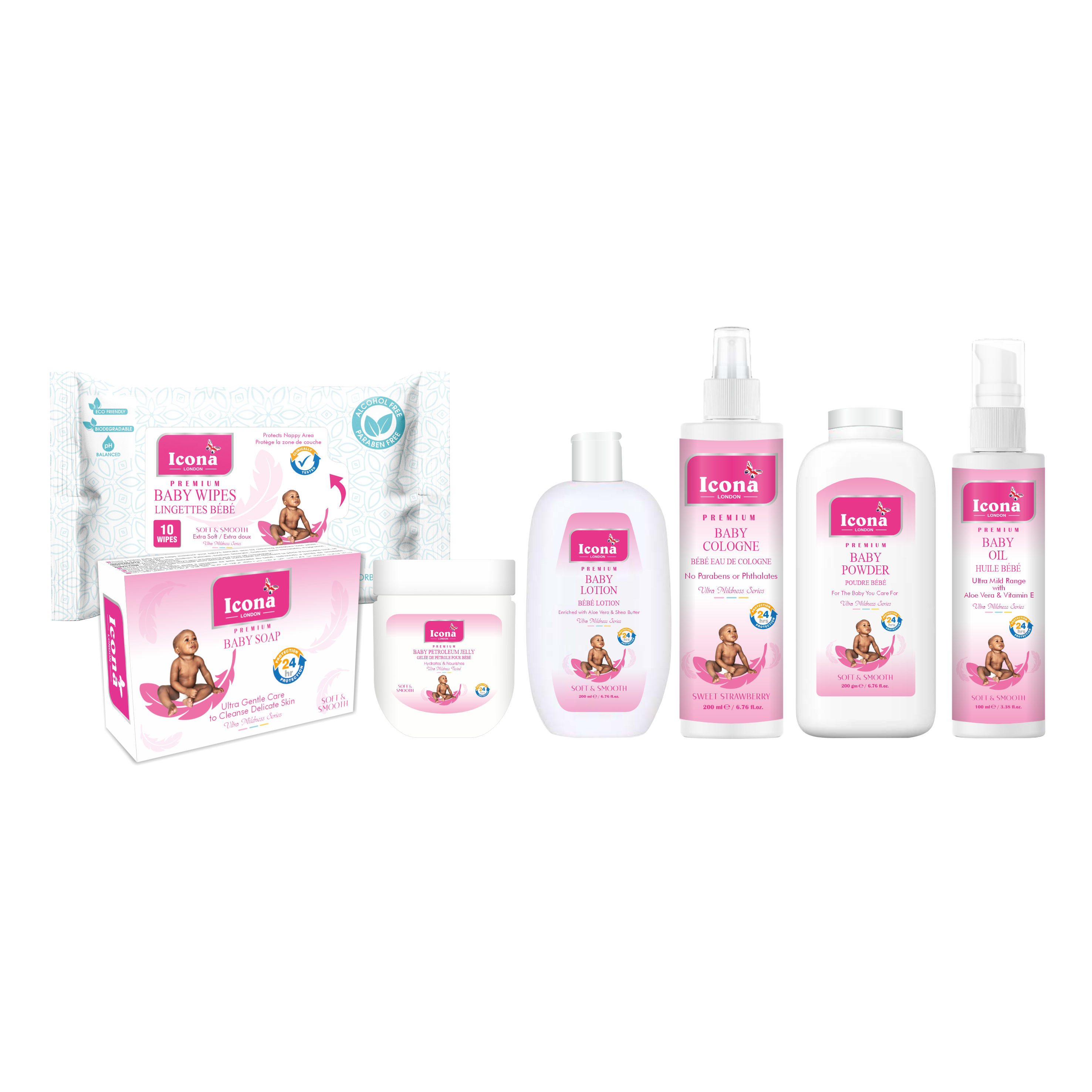 Premium Baby Care Kit (Pink)