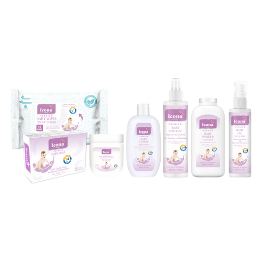 Premium Baby Care Kit (Purple)