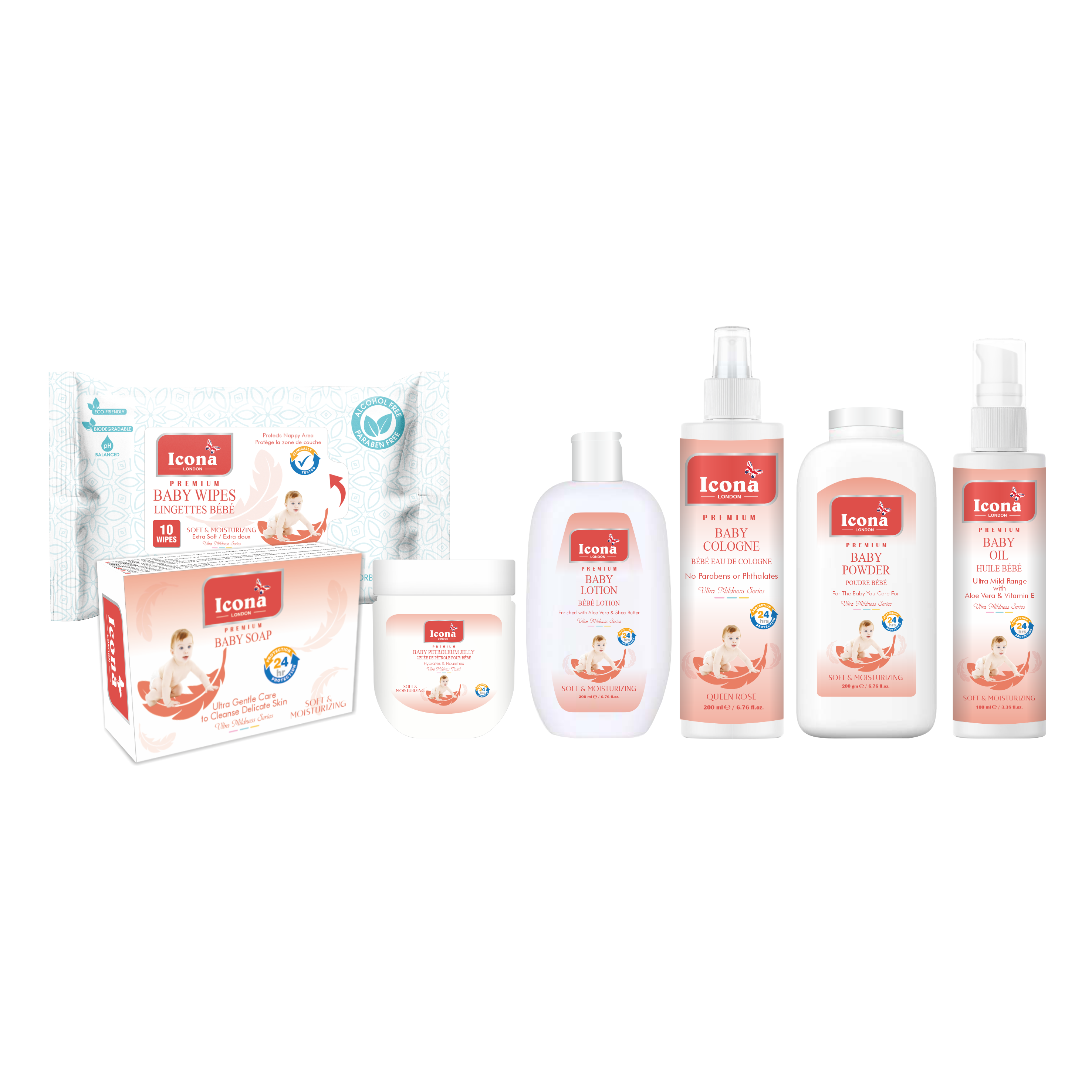 Premium Baby Care Kit (Red)