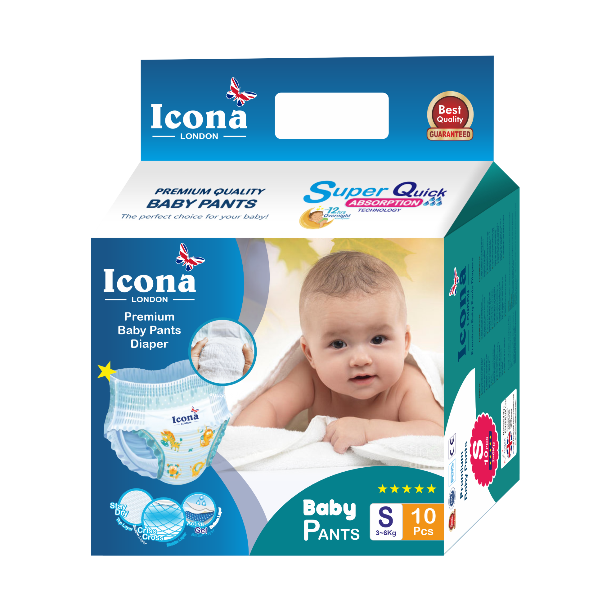 Premium Baby Pants (S-10 Pieces)