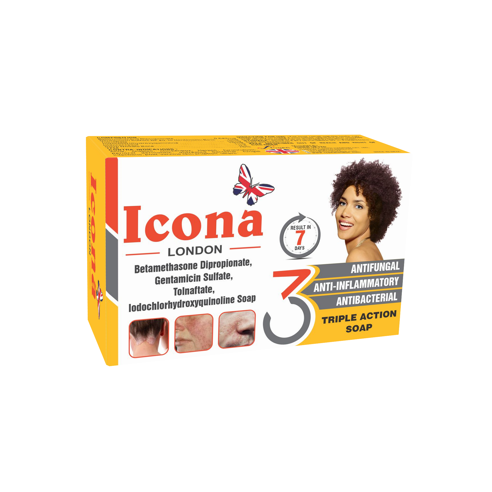 Icona London Triple Action Soap