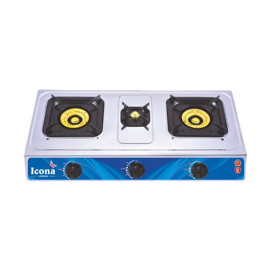 Auto Gas Stove Three Burner