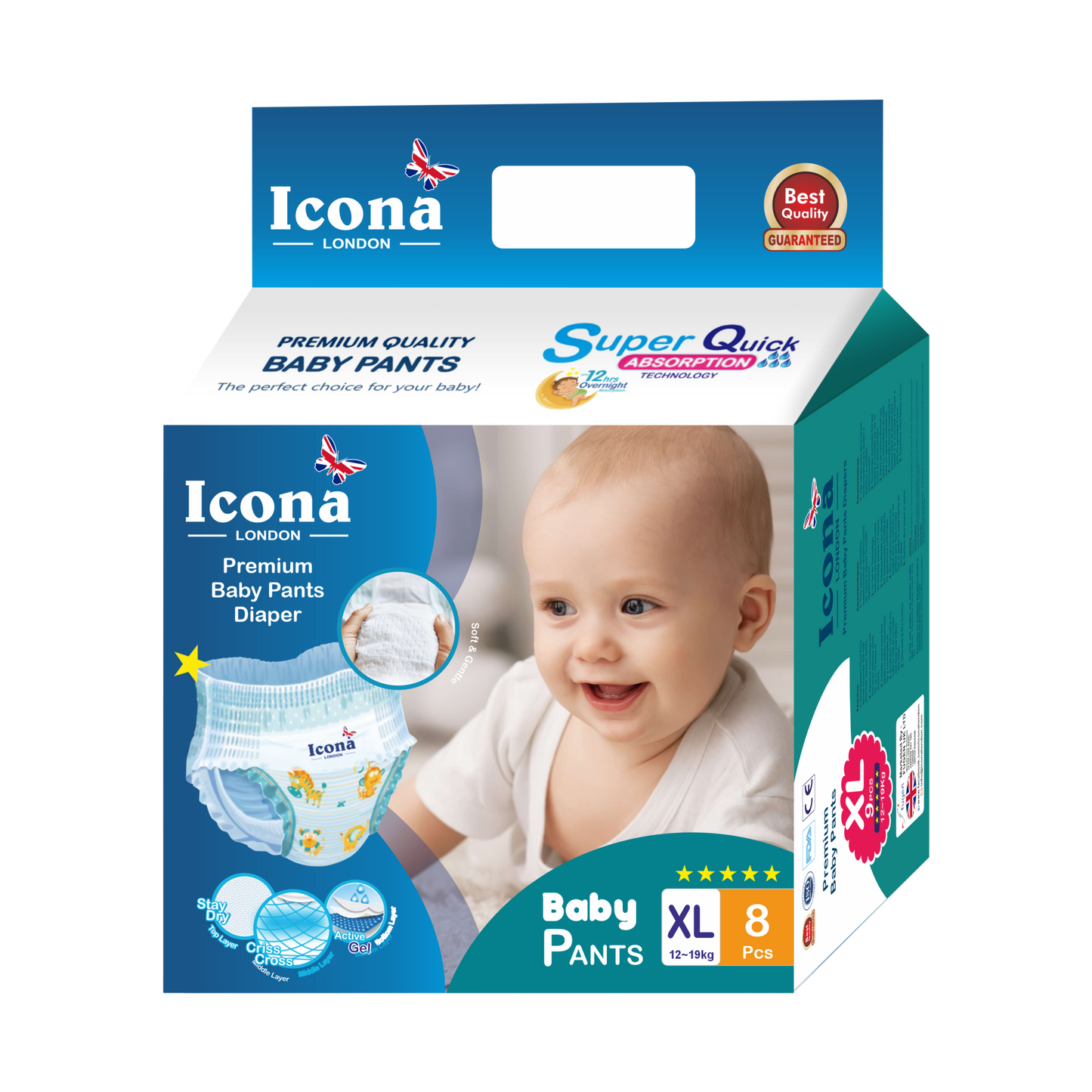 Premium Baby Pants (XL-8 Pieces)